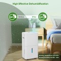 4500 Sq. Ft 50 Pint Dehumidifier for Basement, COLAZE Dehumidifiers with Drain Hose for Home Bedroom Bathroom Large Room, Auto Defrost & Full Water Alarm & 24H Timer with 1.59 Gallon Water Tank