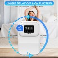 4-Pint Dehumidifier for Basement 4500 Cubic Feet, Dehumidifiers for Home Large Room with Sleep Mode, 1-24 H Timer, 1.5L Large Water Tank