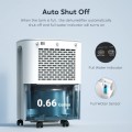 2500 Sq.ft Dehumidifier for Home and Basements, COLAZE 30Pints Dehumidifiers with Auto or Manual Drainage with Drain Hose, 0.66 Gallon Water Tank, Auto Deforest, Dry Clothes Function